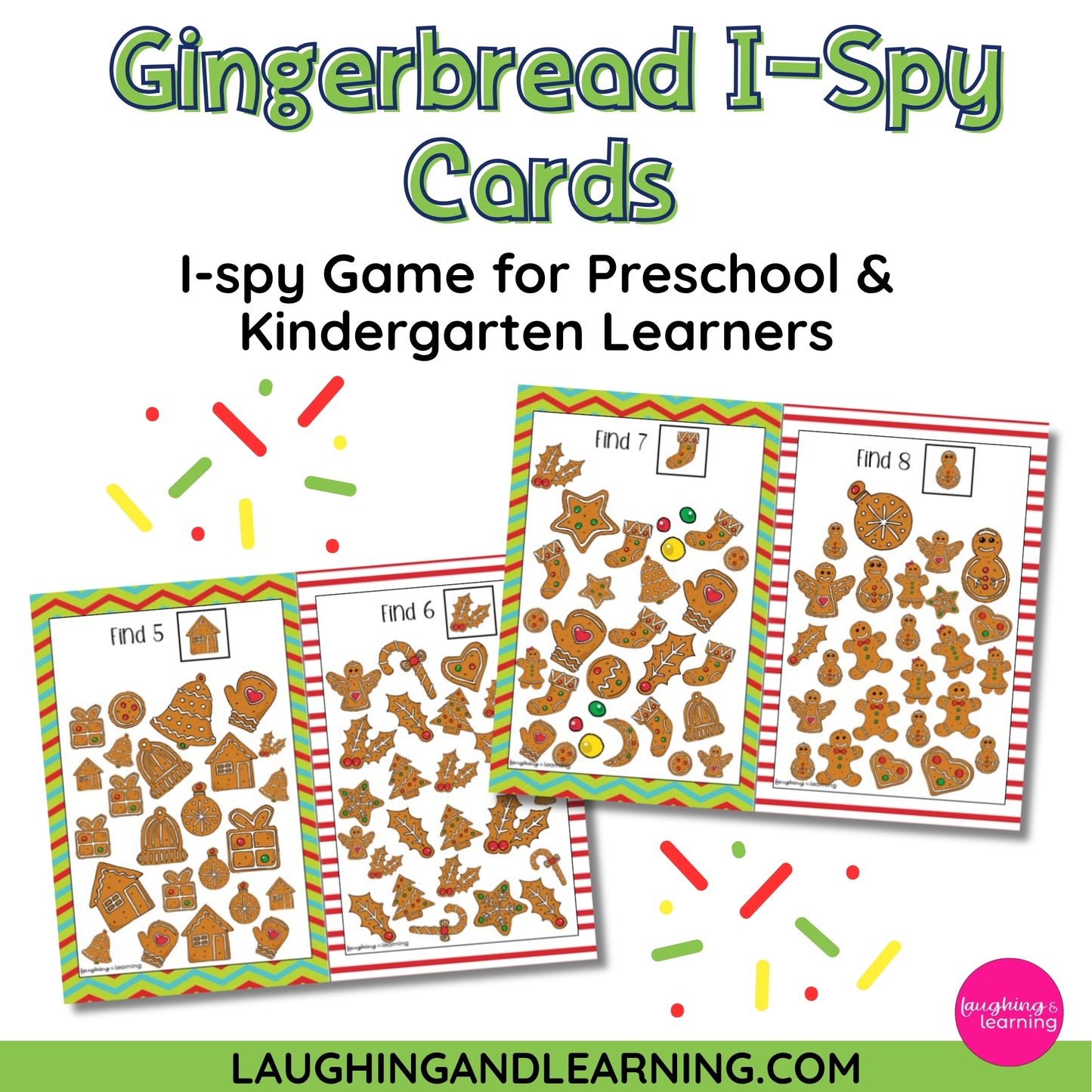 gingerbread I-spy activity