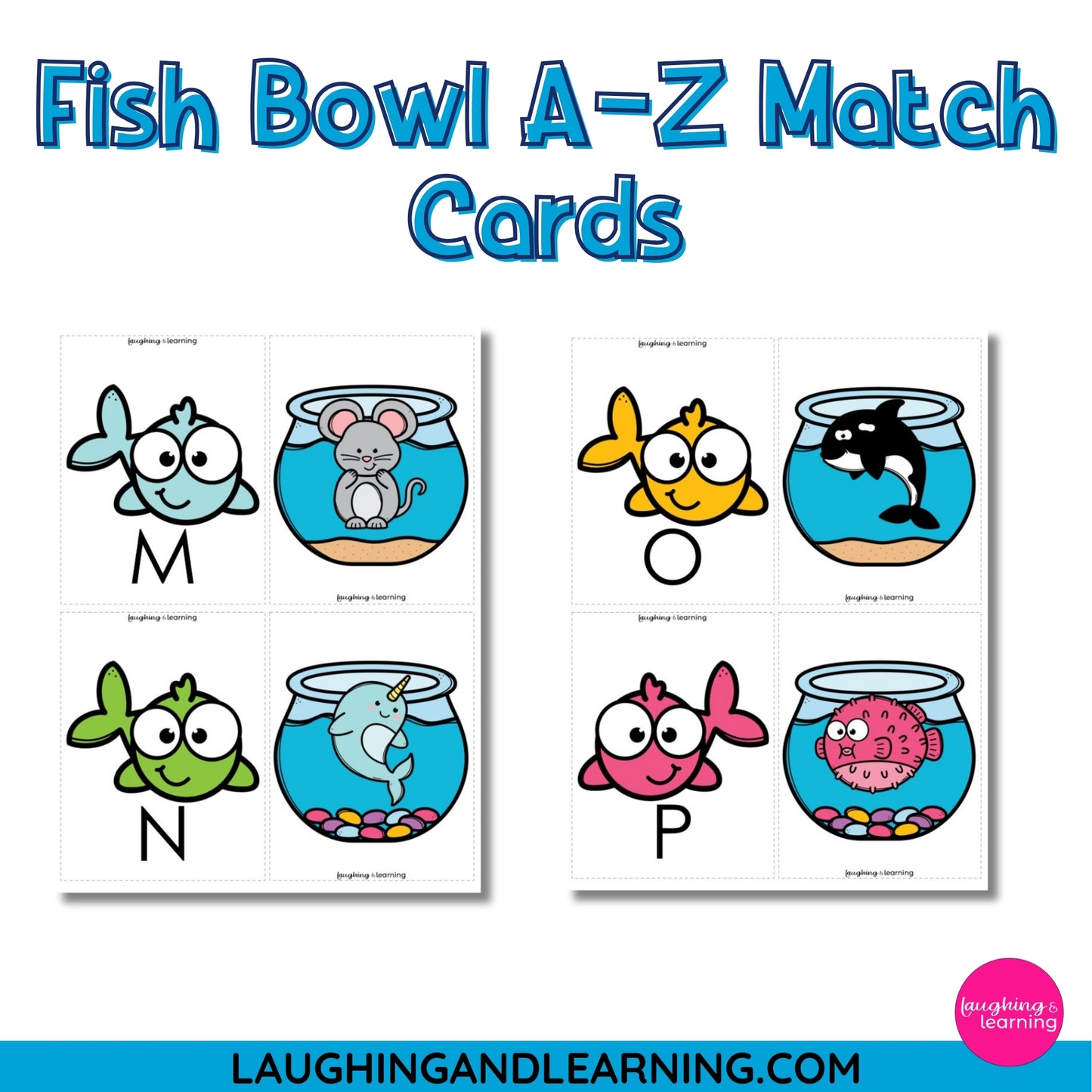 Beginning Sounds Fishbowl Match Cards | Phonemic Awareness & Letter Sound Activity for Preschool
