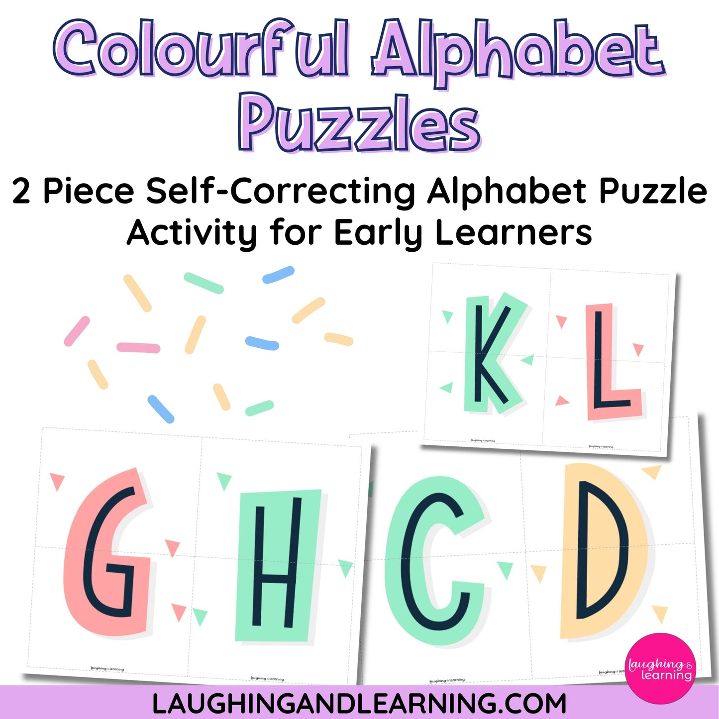 easy alphabet puzzles for early learners