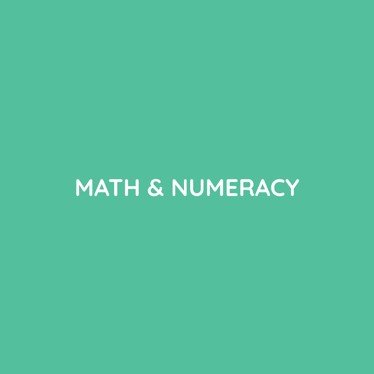 Math & Numeracy