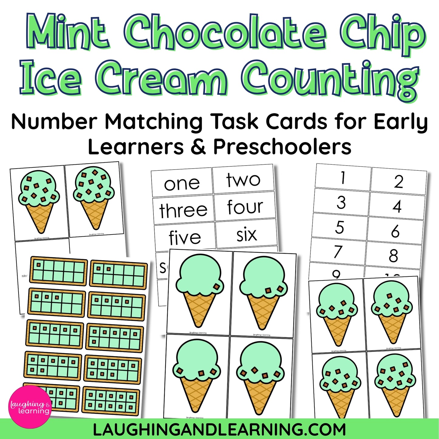 ice cream theme counting activity