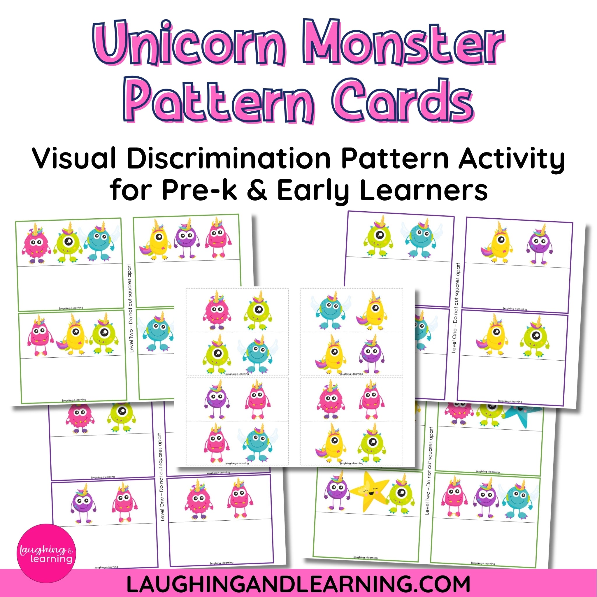 Pattern Cards Activity for Preschool | Visual Discrimination Printable ...