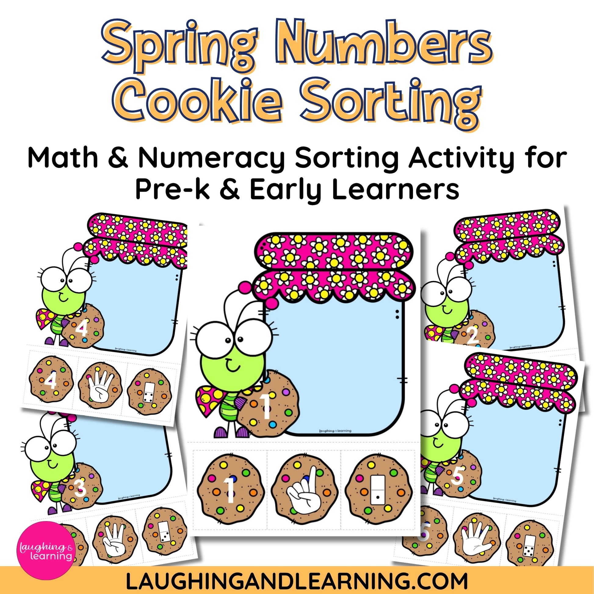 Spring Counting Sorting Activity | Math Printable – Laughing & Learning