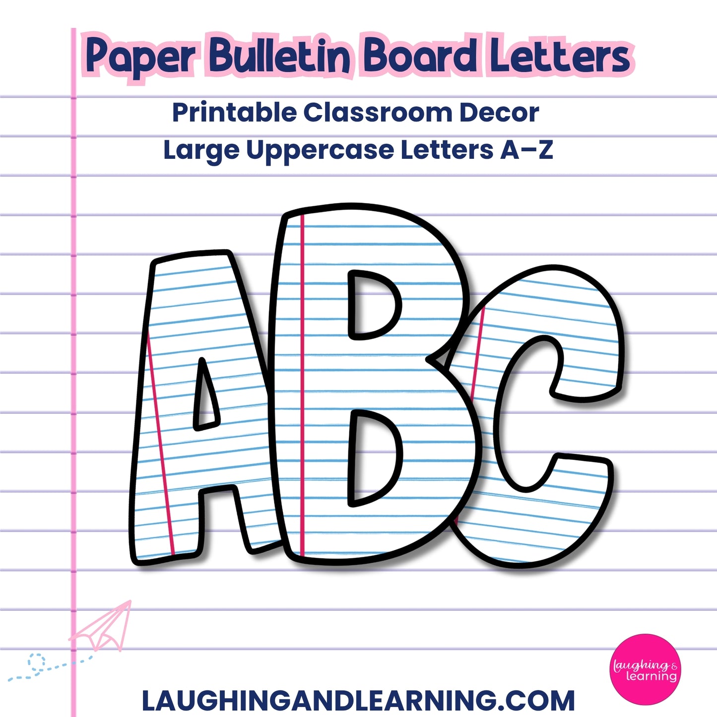 paper bulletin board letters