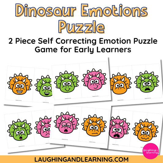 Dinosaur Emotions Puzzle