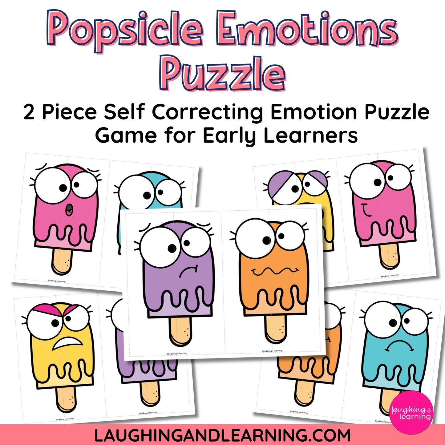 Popsicle Emotions Puzzle activity