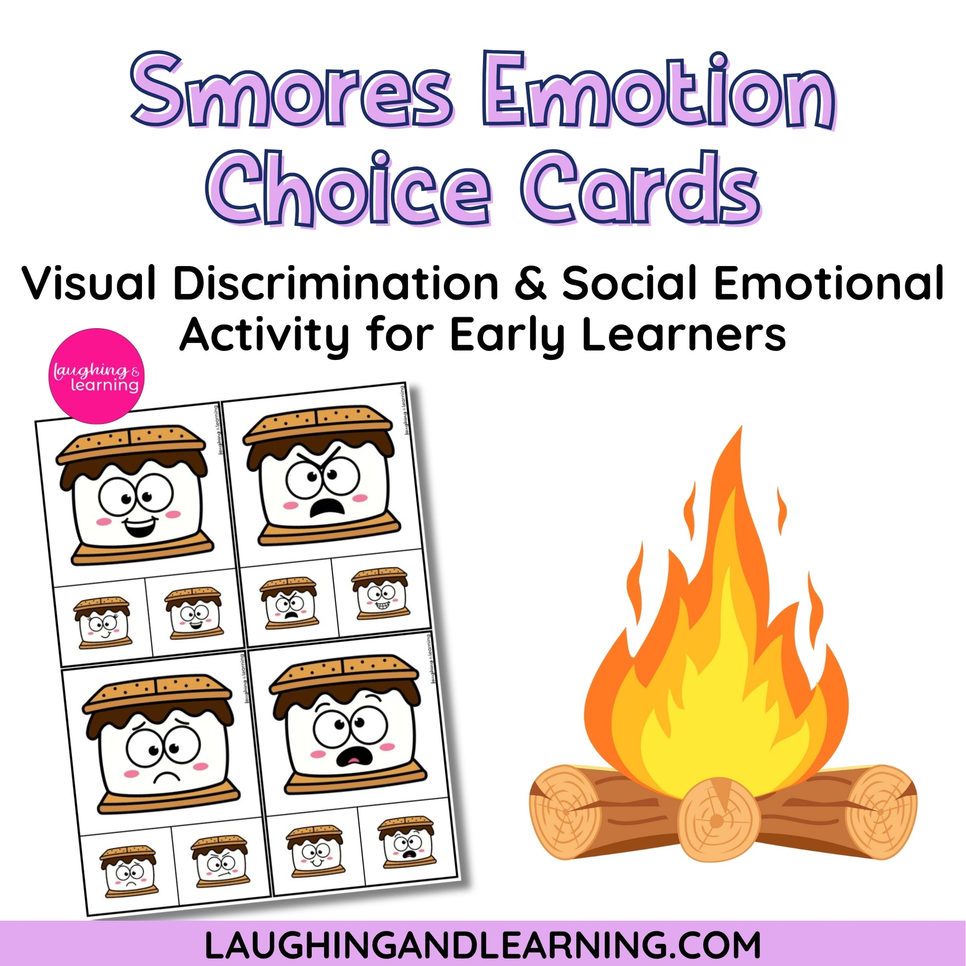 camping theme emotions activity