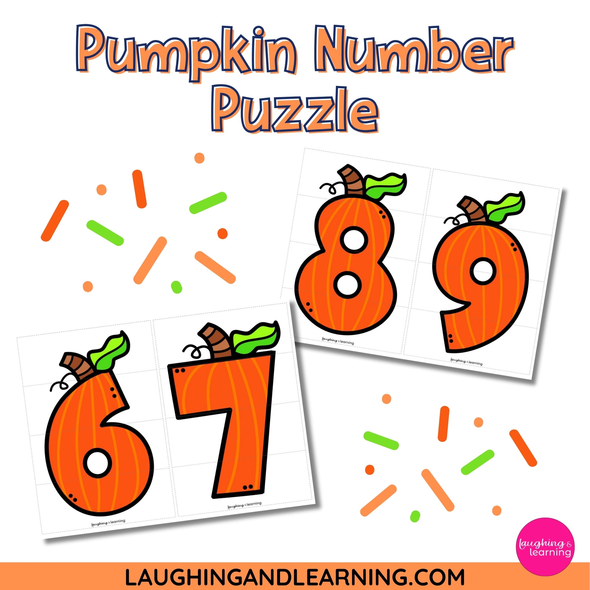 pumpkin number puzzles