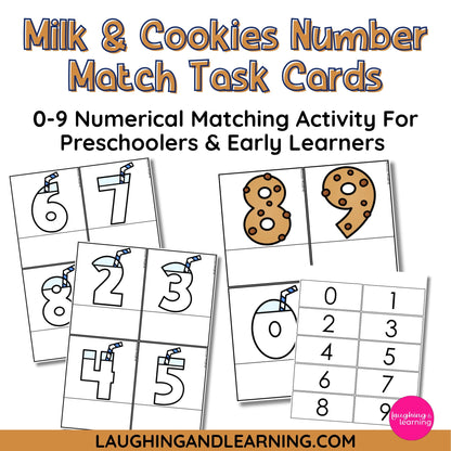 food themed number activity