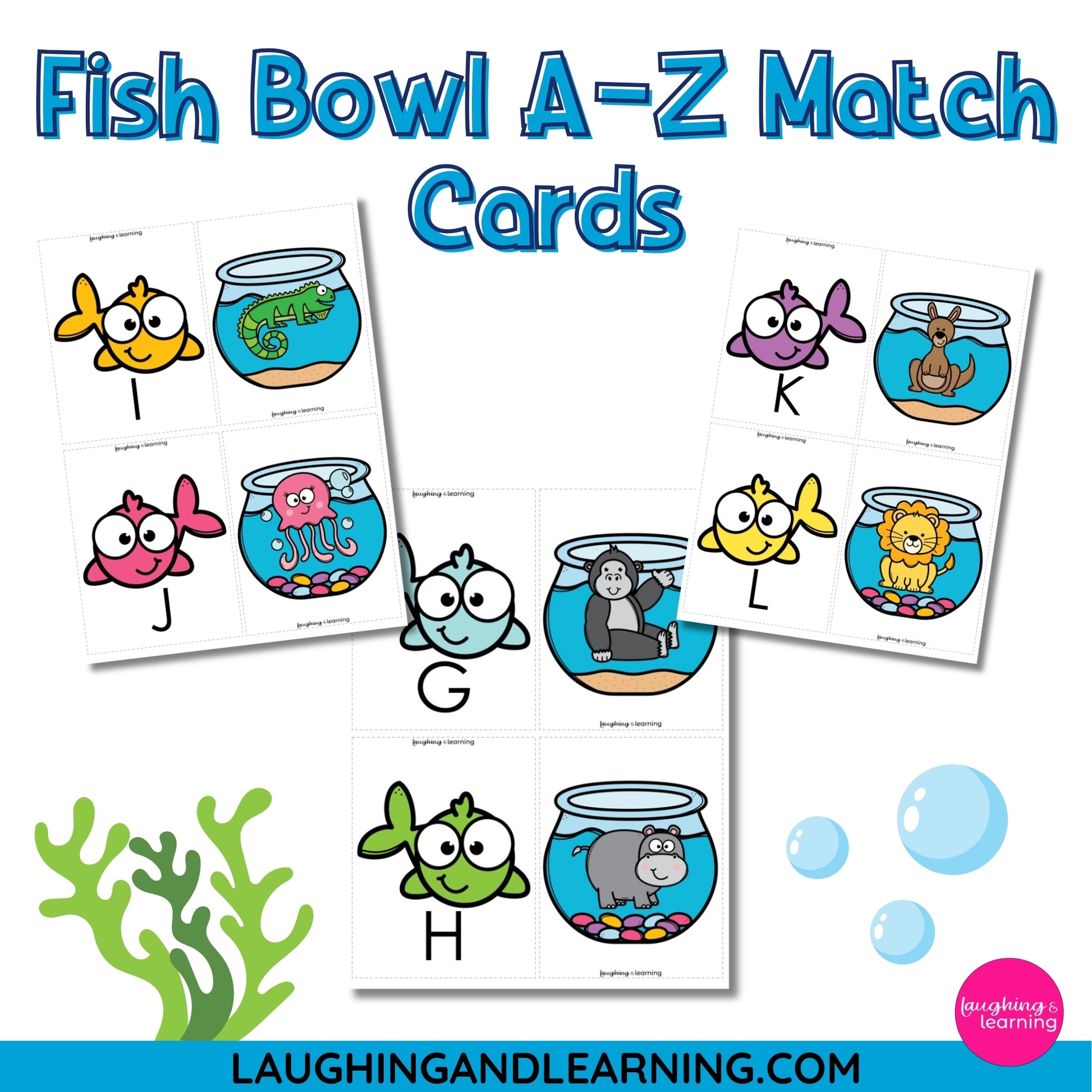fish theme beginning sounds latter matching