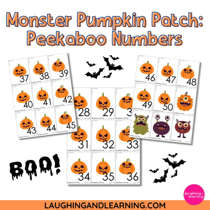 pumpkin number cards
