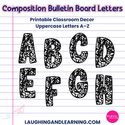 bulletin board letters printable