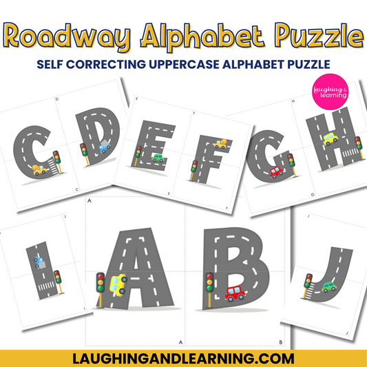 uppercase  road letters